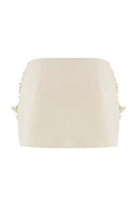 Ruffle Designed Skirt: Ecru / M NOCTURNE