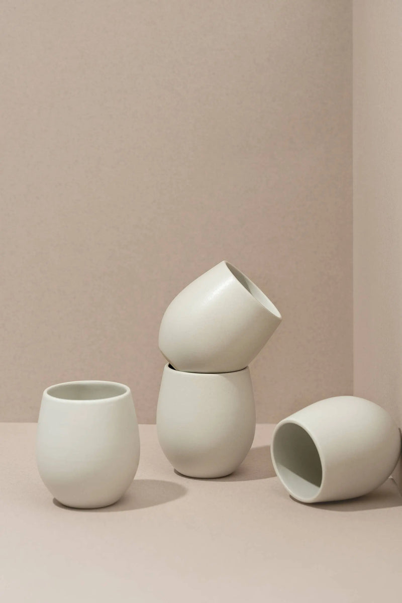 Stoneware Coffee Cup | Epa 10 oz: Matte Black GHARYAN Stoneware & More