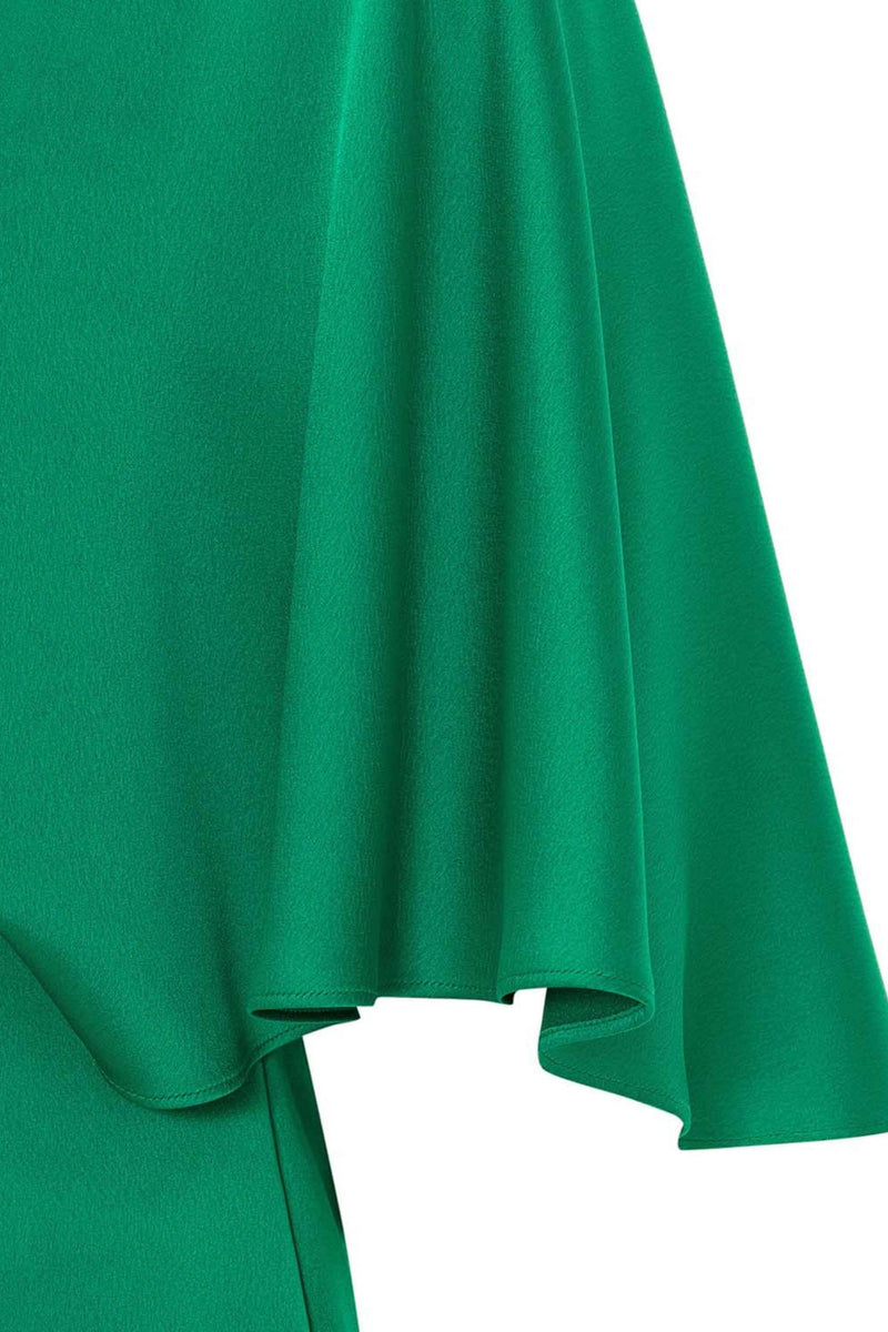 Embellished V-Neck Dress: Ecru / M NOCTURNE