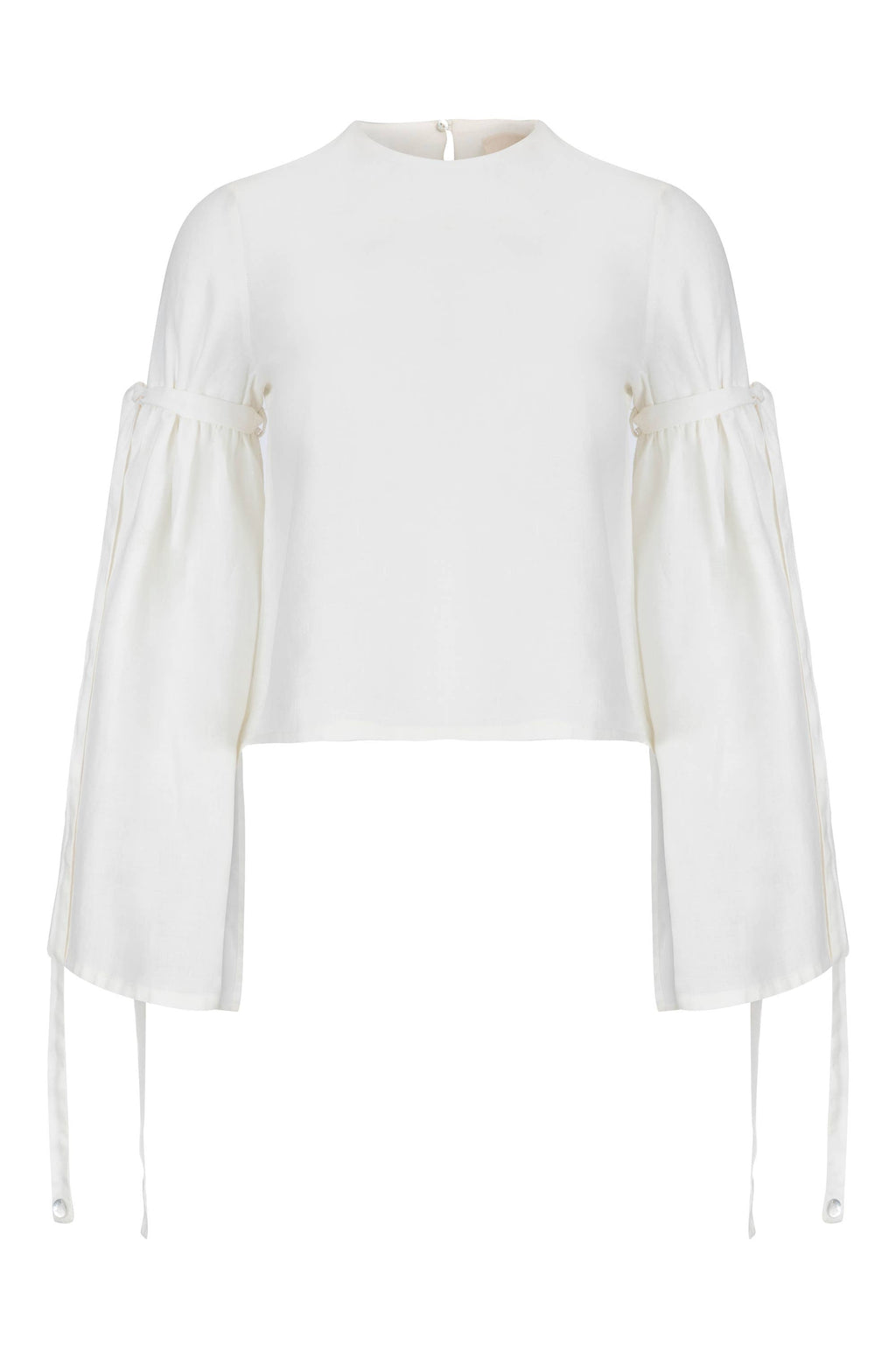 At The Imperial Linen Blouse: S Dor Raw Luxury
