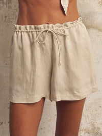 Lucid Flow Shorts Beige Sand - Million Dollar Style