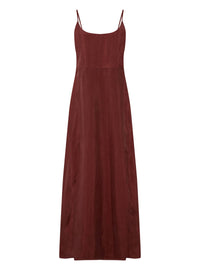 Lucid Midnight Maxi Dress - Burgundy: Burgundy / M-L The Handloom
