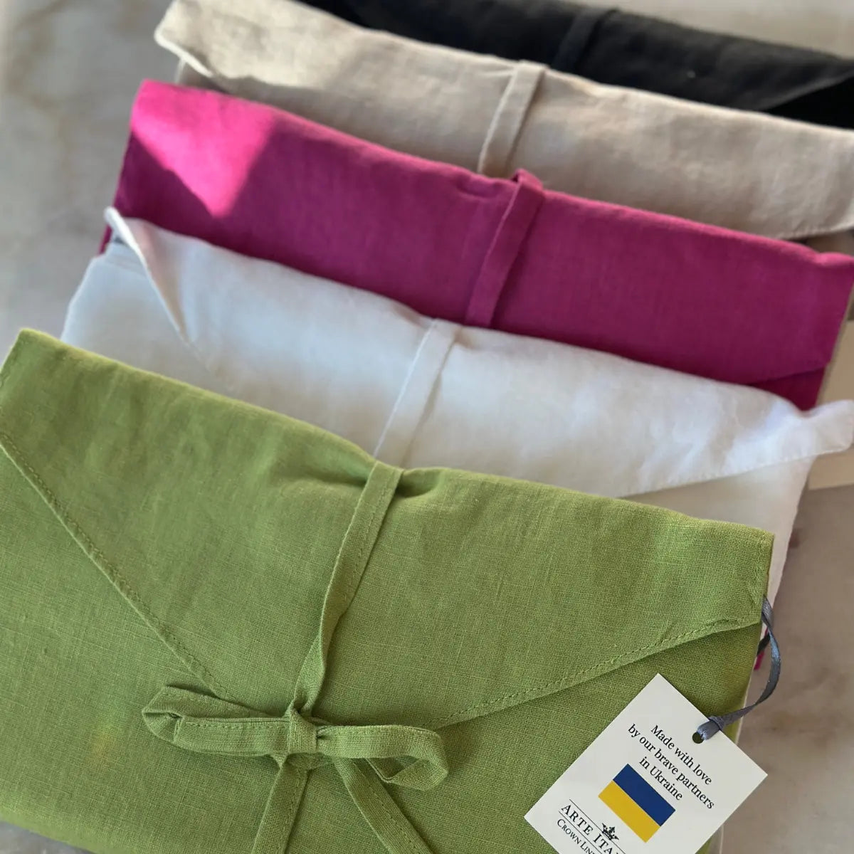 White Linen Travel Poncho Wrap