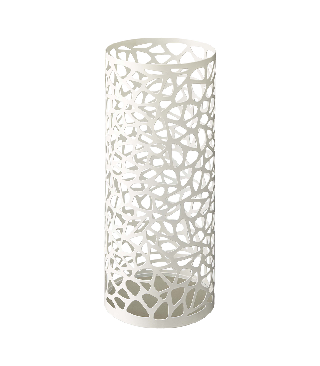 Nest Umbrella Stand - Steel - Round: White Yamazaki Home