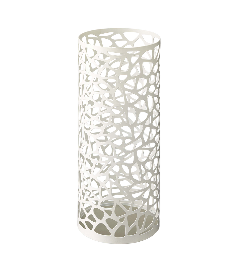 Nest Umbrella Stand - Steel - Round: White Yamazaki Home