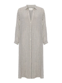 Voyage Shirt Dress - Black Stripes: Black Stripes / One Size The Handloom