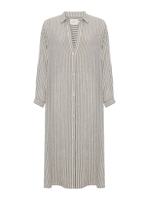 Voyage Shirt Dress - Black Stripes: Black Stripes / One Size The Handloom
