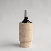 TRAVERTINE VASE - WINE COOLER Kiwano Concept