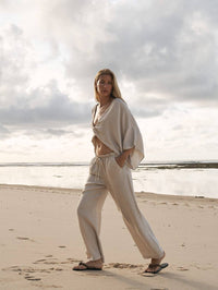 Lucid Knot Top - Sand: Sand / One Size The Handloom