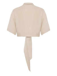 Lucid Tie Shirt - Sand: Sand / S-M The Handloom