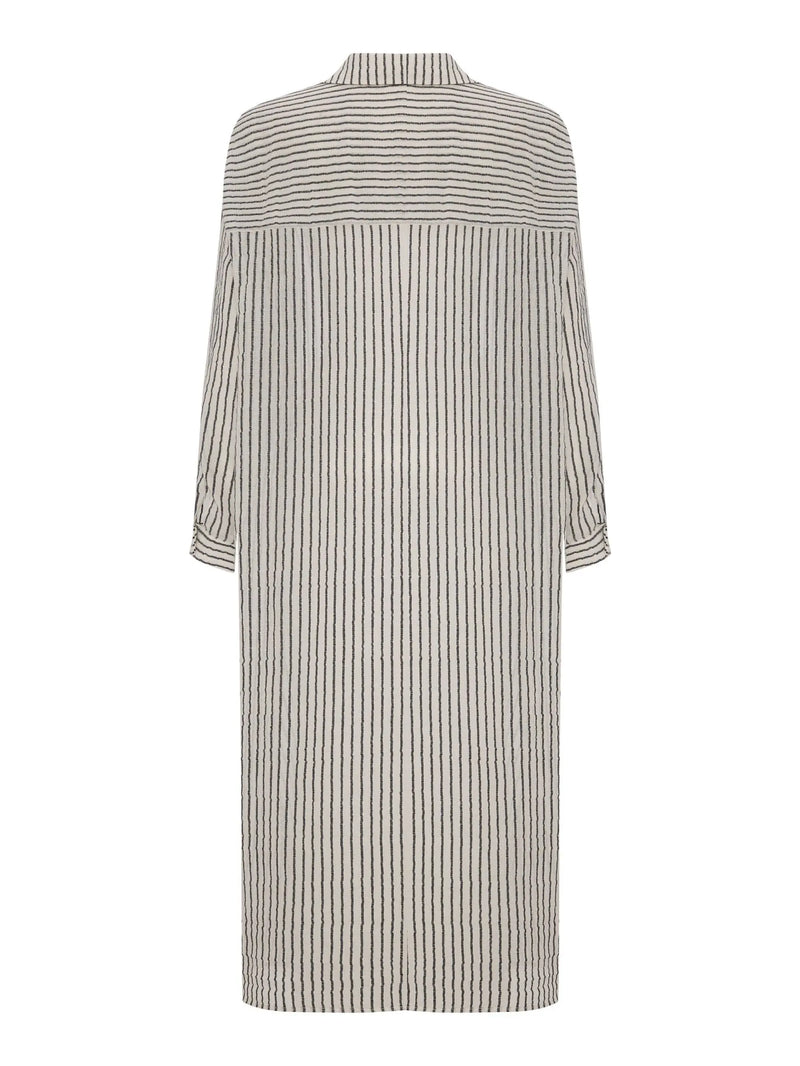 Voyage Shirt Dress - Black Stripes: Black Stripes / One Size The Handloom