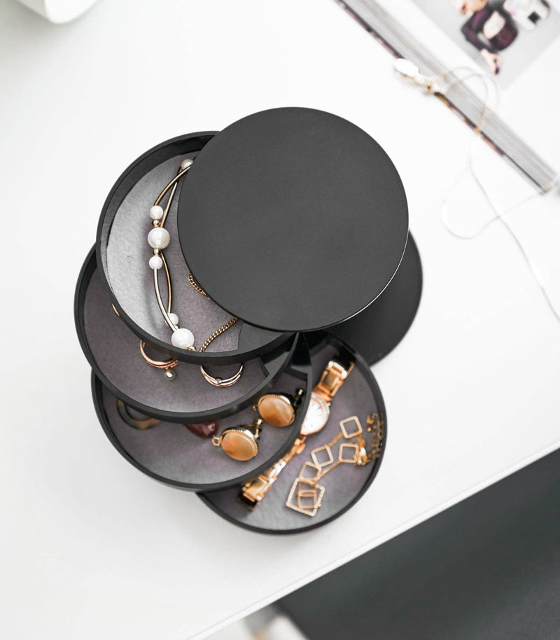 Tower Stacked Jewelry Box: White Yamazaki Home