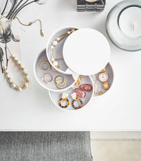 Tower Stacked Jewelry Box: White Yamazaki Home