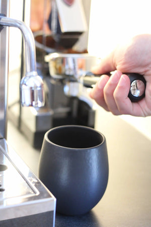 Stoneware Coffee Cup | Epa 10 oz: Matte Black GHARYAN Stoneware & More