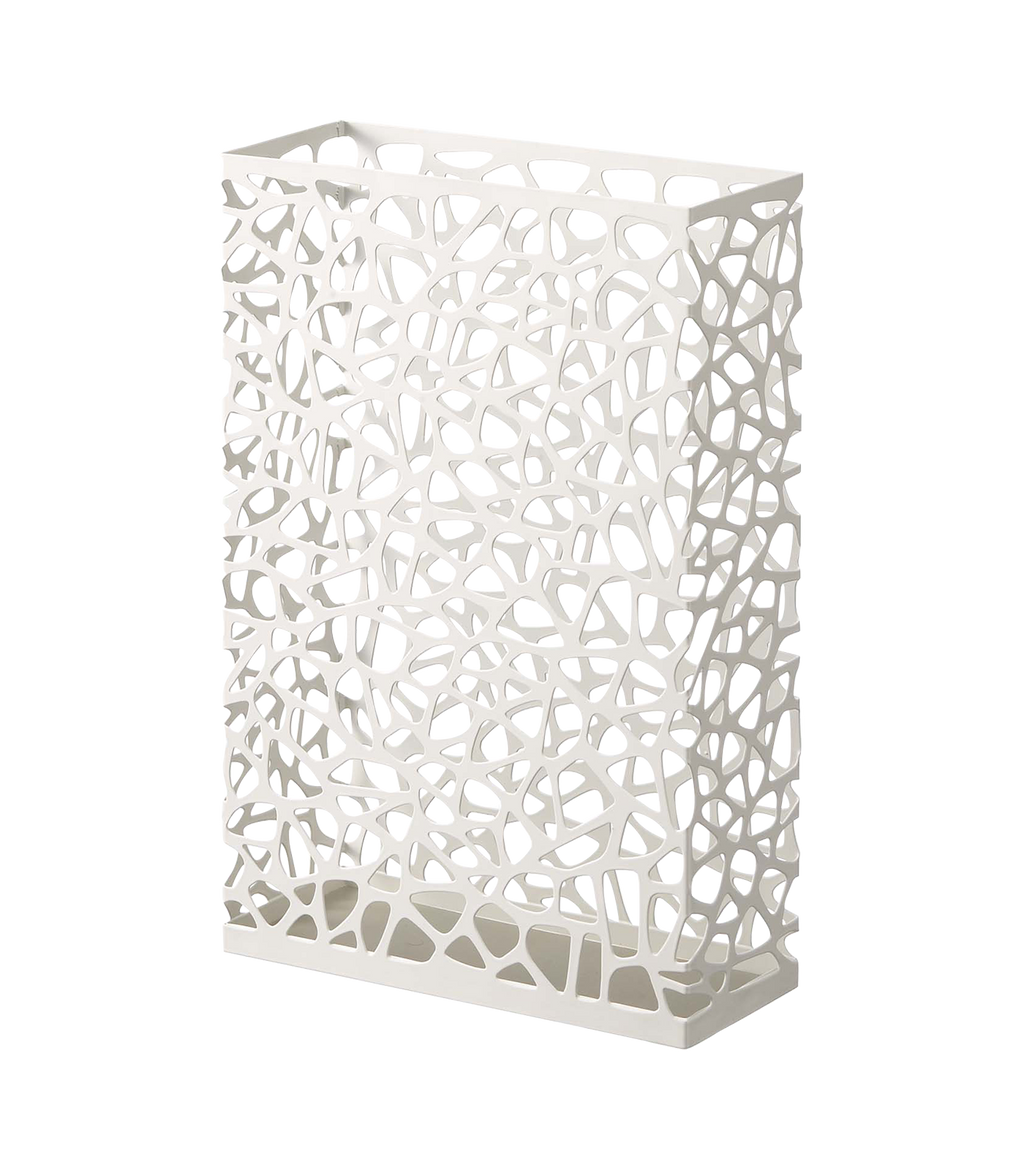 Nest Umbrella Stand - Steel - Rectangle: White Yamazaki Home
