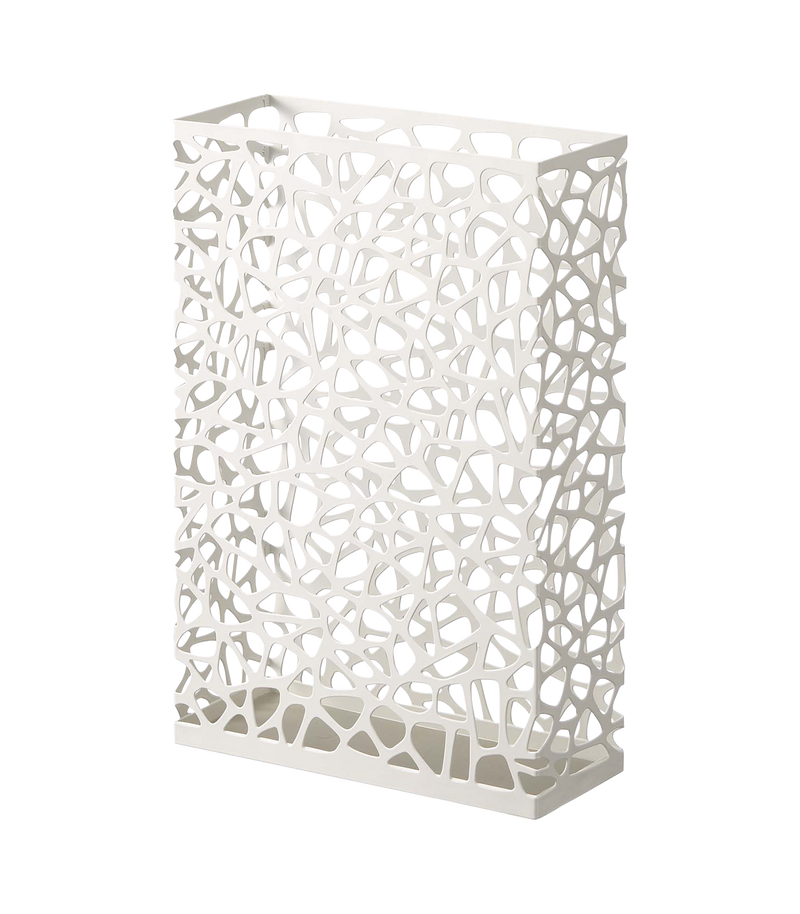Nest Umbrella Stand - Steel - Rectangle: White Yamazaki Home
