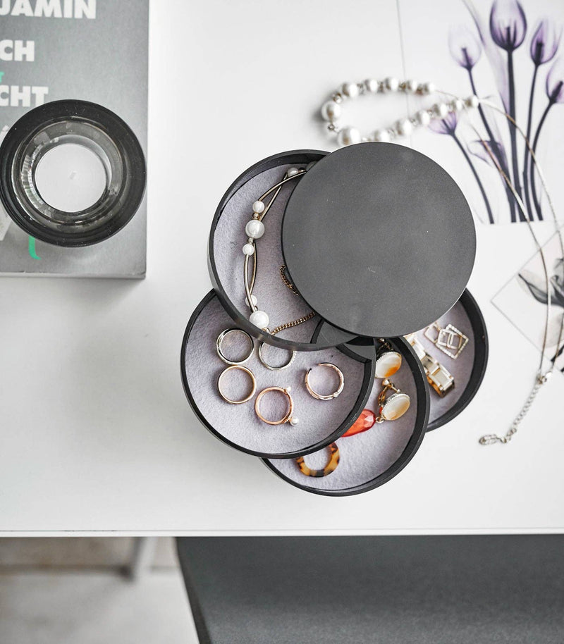 Tower Stacked Jewelry Box: White Yamazaki Home