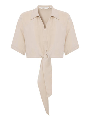 Lucid Tie Shirt - Sand: Sand / M-L