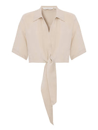 Lucid Tie Shirt - Sand: Sand / S-M The Handloom