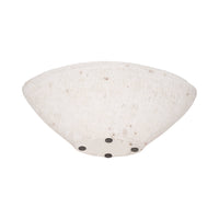 Terracotta Artisanal Tapered Rough Bowl - White, 10 in. Sagebrook Home