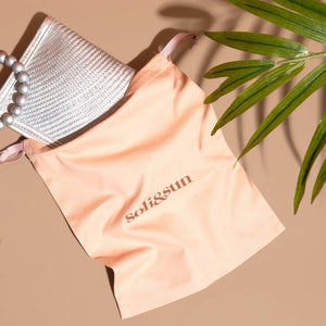 Gold Woven Straw Resort  Wristlet Clutch Pouch | Summer 2025 Soli & Sun