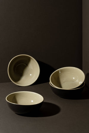Stoneware Cereal Bowl | Dadasi 10 oz: Matte Black GHARYAN Stoneware & More