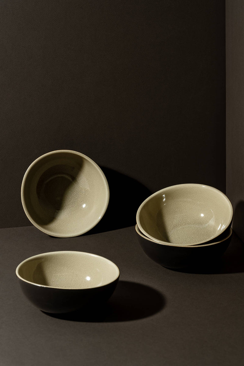 Stoneware Cereal Bowl | Dadasi 10 oz: Matte Black GHARYAN Stoneware & More