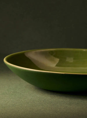 Stoneware Pasta Plate | Dadasi 9.4": Matte Black GHARYAN Stoneware & More