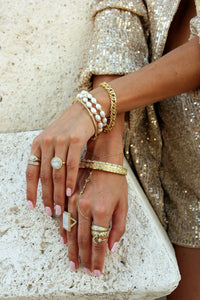 Chunky Curb  T-Bar Bracelet "Naomi" Nayla Jewelry