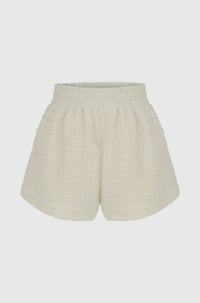 Echo Boy Shorts with pockets in Natural color with gold thread Million Dollar Style