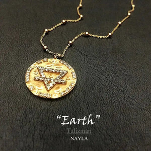 Earth Element - Talisman Pendant Necklace Nayla Jewelry