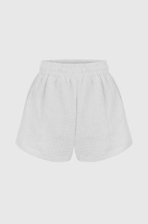 Echo Boy Shorts with pockets in White color Million Dollar Style