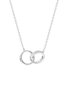 "LOVE"CZ Diamonds Rings Necklace Nayla Jewelry