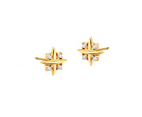 Starbust Stud Earrings Nayla Jewelry