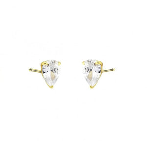 Teardrop Diamond Cz Stud Earrings Nayla jewelry