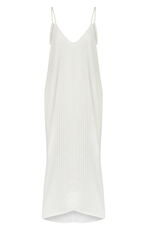 Yaz Dress - White Stripes: White Stripes / One Size The Handloom