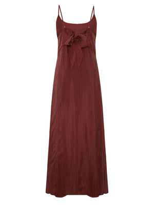 Lucid Midnight Maxi Dress - Burgundy: Burgundy / M-L The Handloom