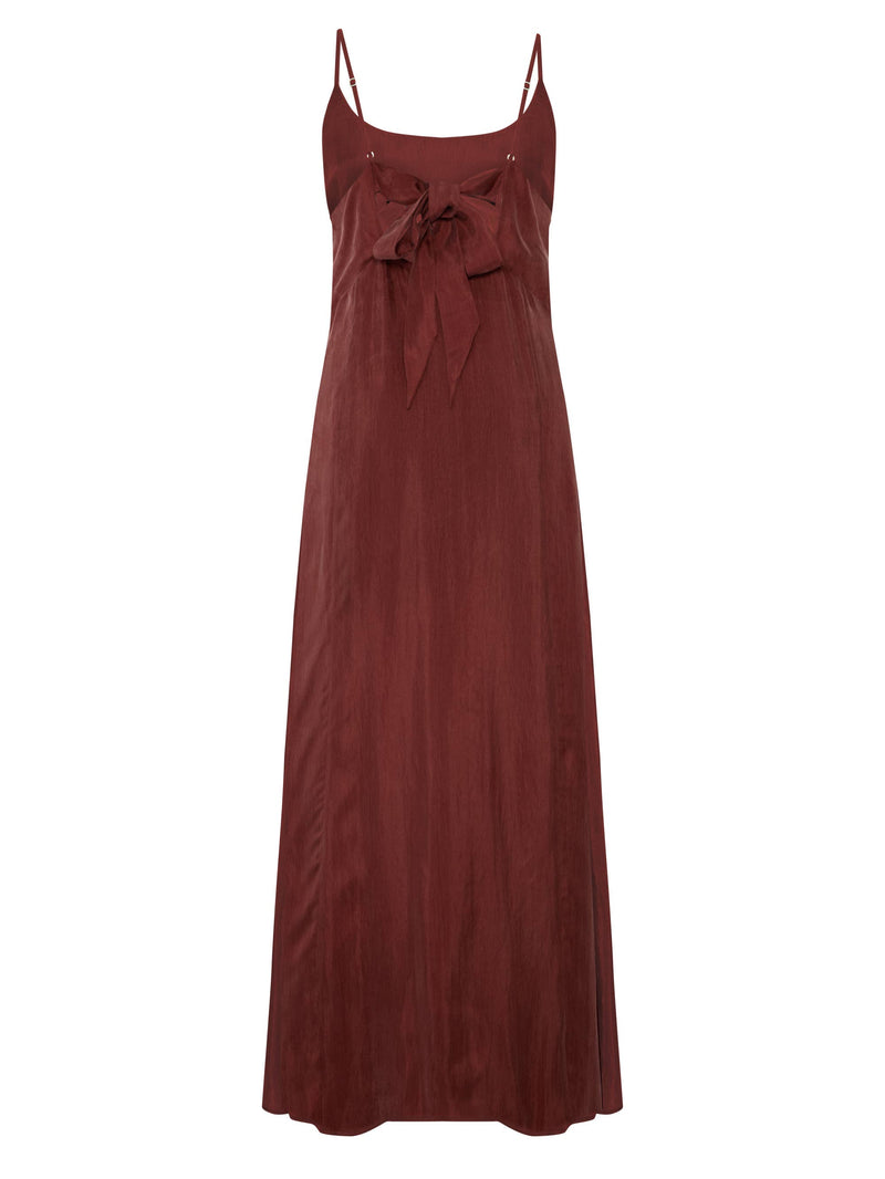 Lucid Midnight Maxi Dress - Burgundy: Burgundy / M-L The Handloom