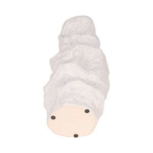 Ceramic Abstract Jagged Textured Vase - White, 17 in. Sagebrook Home