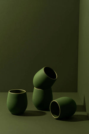Stoneware Coffee Cup | Epa 10 oz: Matte Black GHARYAN Stoneware & More
