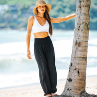 *BEST SELLER* Black Harem Pants with Pockets: M Lotus and Luna