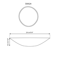 Stoneware Pasta Plate | Dadasi 9.4": Matte Black GHARYAN Stoneware & More