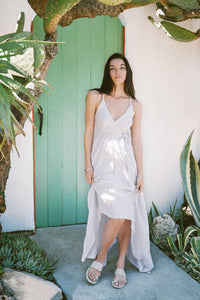 Sage Maxi Dress - White: White / One Size The Handloom