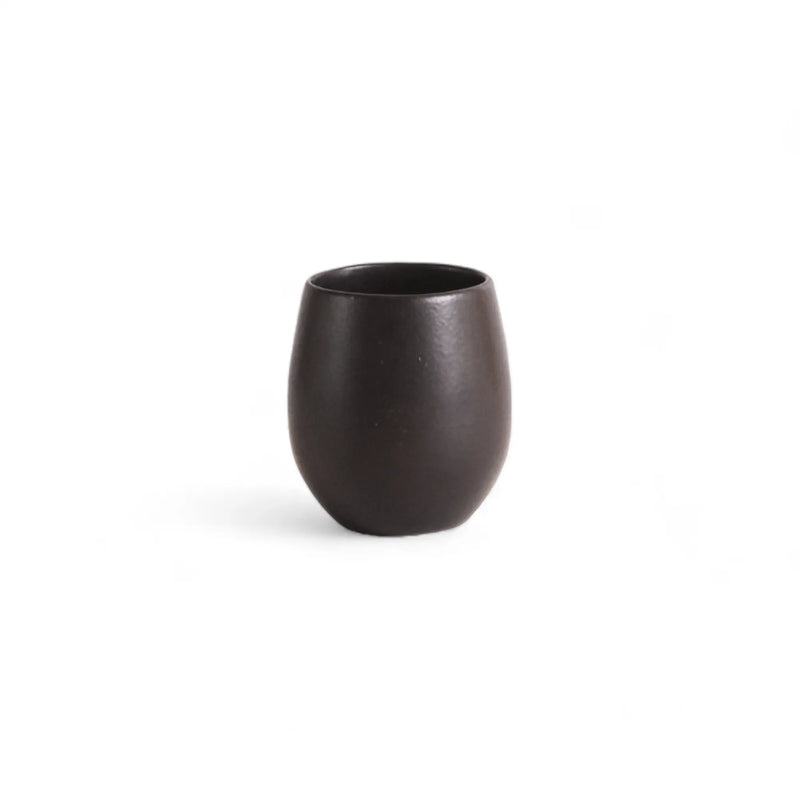 Stoneware Coffee Cup | Epa 10 oz: Matte Black GHARYAN Stoneware & More