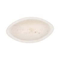 Terracotta Artisanal Tapered Rough Bowl - White, 10 in. Sagebrook Home