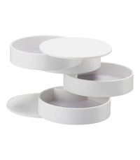Tower Stacked Jewelry Box: White Yamazaki Home