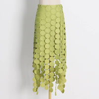 SK001 Hollow Out Embroidery Skirt Pencil Skirt Dress: Black / English / XL Productseeker