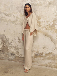 Lucid Knot Top - Sand: Sand / One Size The Handloom