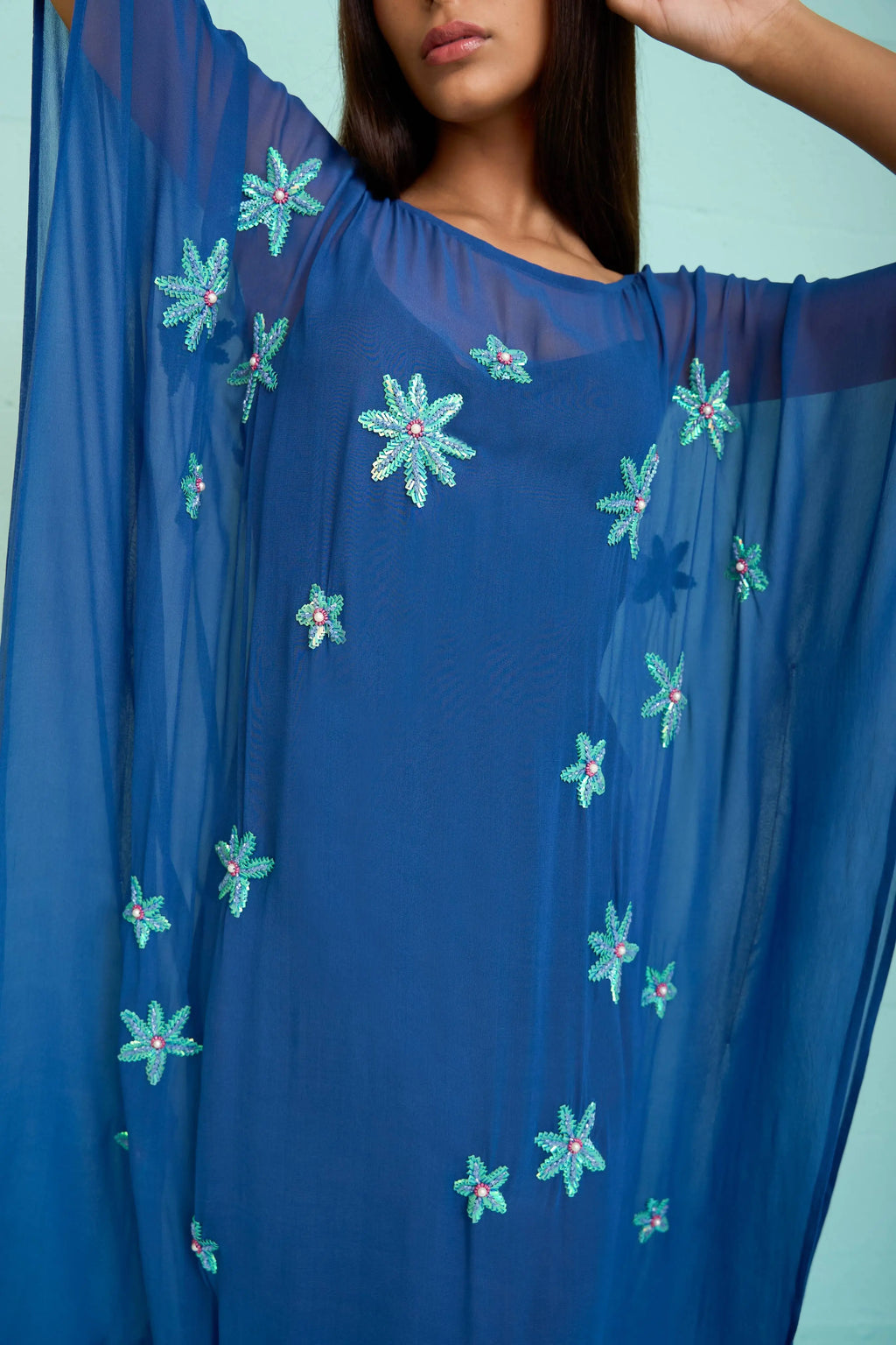Pitusa Cordelia Beaded Kaftan STANDARD size pītusa