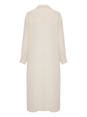 Voyage Shirt Dress - White Stripes: White Stripes / One Size The Handloom